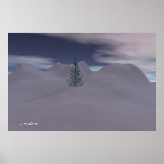 Póster Noche silenciosa (Frente)