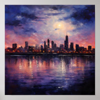 Noche Starry City: Belleza Impresionista Francesa