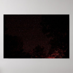 Póster Noche Starry, Virginia Occidental