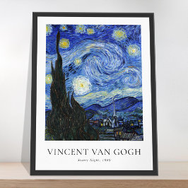 Póster Noche Vincent Van Gogh Starry