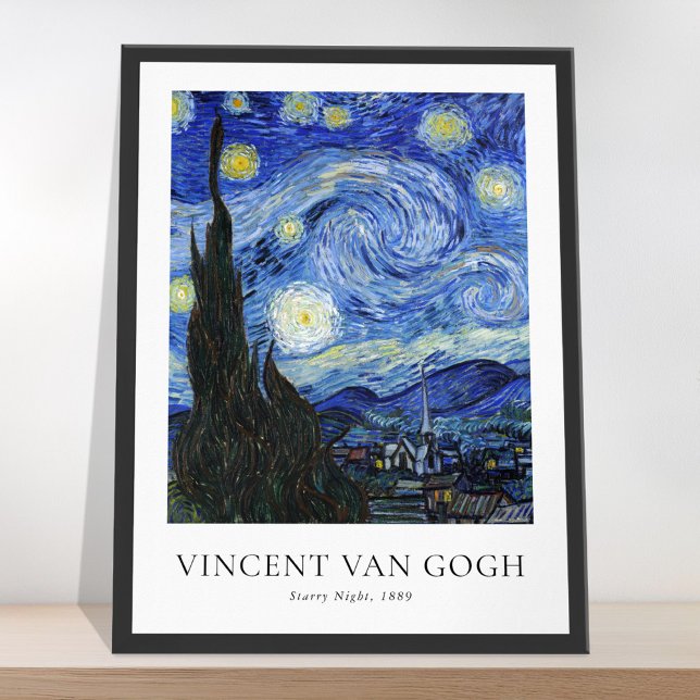 Póster Noche Vincent Van Gogh Starry (Subido por el creador)
