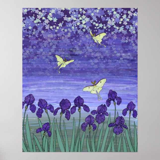 Póster noche violeta (Frente)