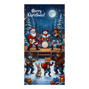 Póster Nochebuena calurosa