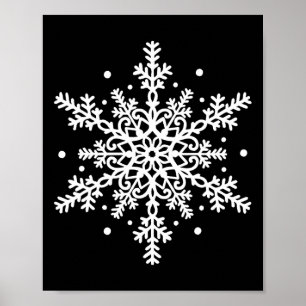 Póster Nochebuena de nieve Feliz Navidad Familia de pijam