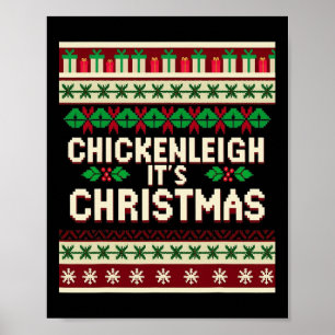 Póster Nochebuena divertida. Son Navidades