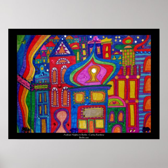 Póster Noches árabes en Poster de Berlín (Frente)
