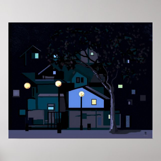 Póster noches de ciudad (Frente)