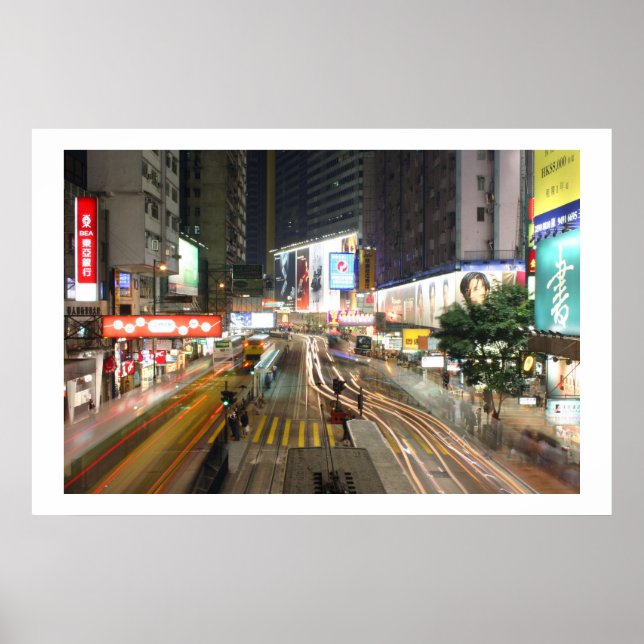 Póster Noches de Hong Kong (Frente)