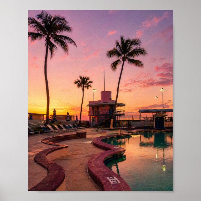 Póster Noches de Miami (Frente)