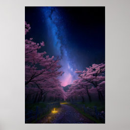 Póster Noches de Sakura