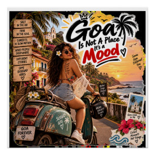Póster Noches Doradas – Goa