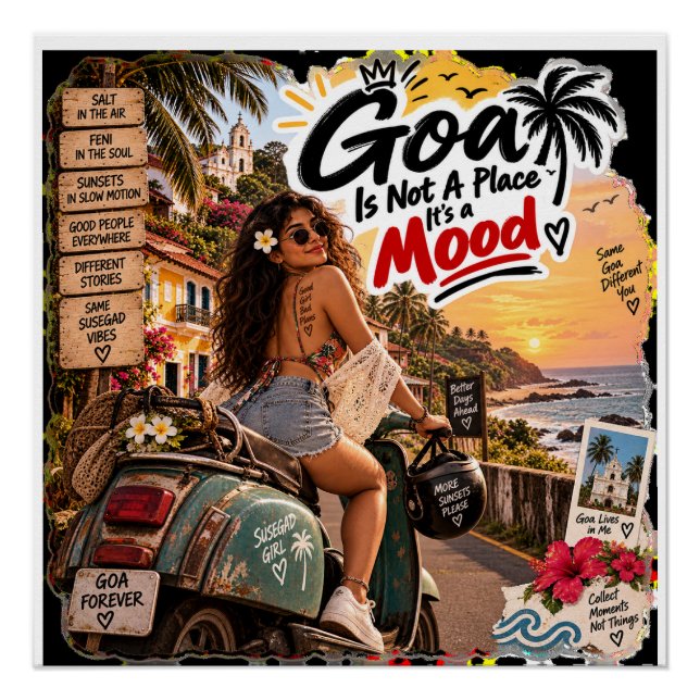 Póster Noches Doradas – Goa (Anverso)