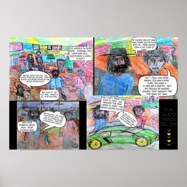 PÓSTER NOCKLIST COMICS - LA LLEGADA (Frente)