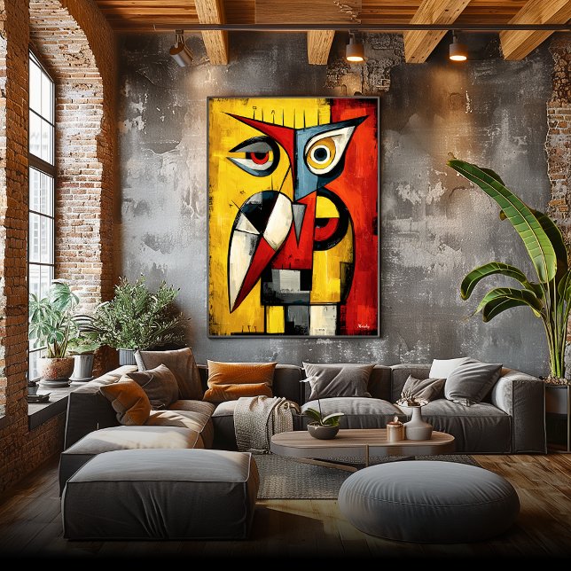 Póster Nocturnal Signal  Contemporary Abstract Expression (Subido por el creador)