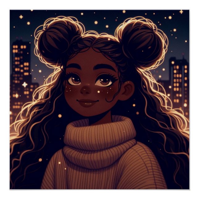 Póster Nocturne Hue (Anverso)