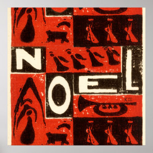 Póster Noel Red