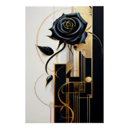 Póster Noir Blossom