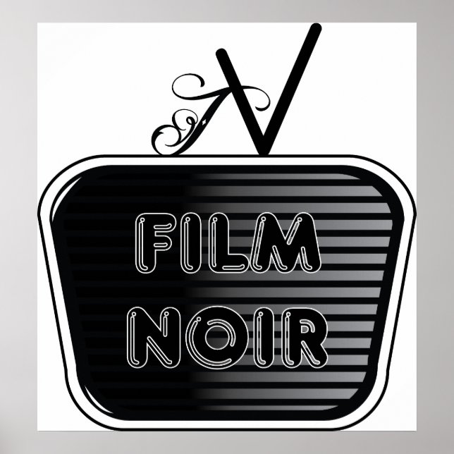 Póster Noir de película (Frente)