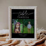 Póster NOIR Fotos de la infancia Número de tabla 8x10<br><div class="desc">La colección NOIR presenta un color negro clásico y un impresionante y moderno tipo de letra caligrafía, creando un aspecto elegante y sofisticado. Esta colección es perfecta para parejas que desean crear un ambiente atemporal y clásico para su evento especial. El audaz esquema de color negro crea un sorprendente contraste...</div>