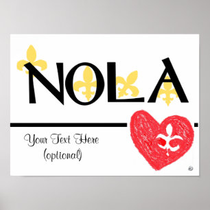 Póster NOLA Love de Lis poster