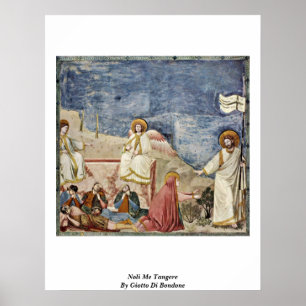 Póster Noli Me Tangere By Giotto Di Bondone