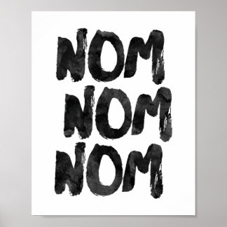 Póster Nom Nom Nom