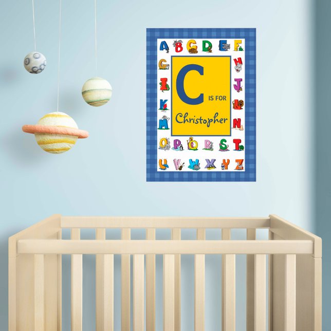 Póster Nombre/Alfabeto de los niños personalizados (Subido por el creador)