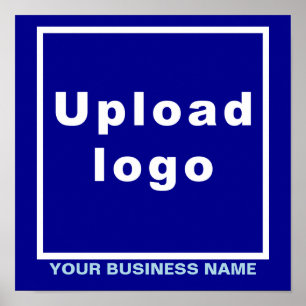 Póster Nombre comercial y logotipo en el Poster de Blue S