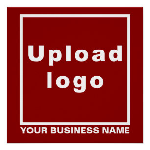 Póster Nombre comercial y logotipo en la Plaza Roja