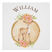 Nombre de bosque de ciervo bebé lindo