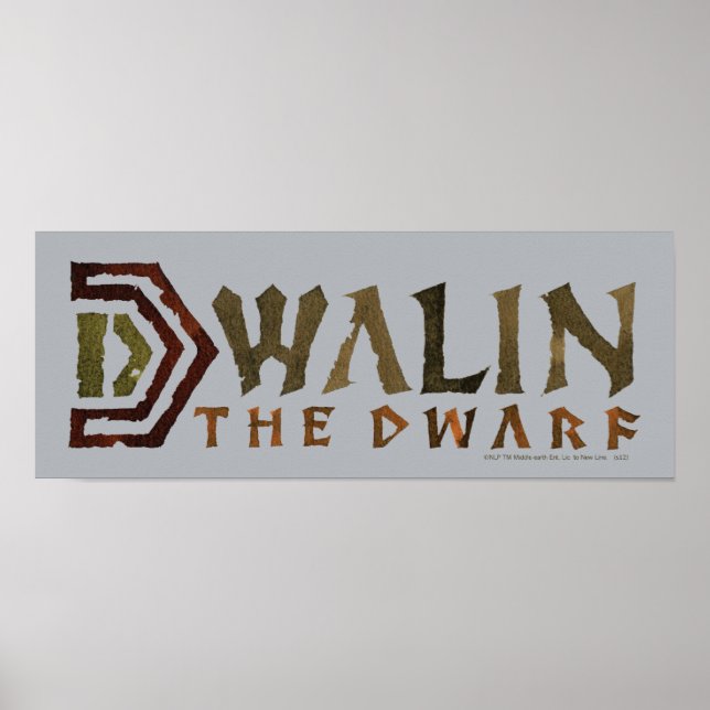 Póster Nombre de Dwalin (Frente)