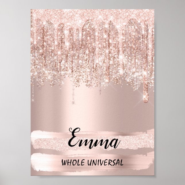 Póster Nombre de Emma Significa Cumpleaños Dulce 16º rega (Frente)