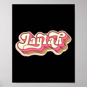 Póster Nombre de Jaylah Nombre personal Apellido