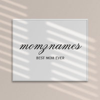 Nombre de mejor caligrafía de mamá de todos los ti