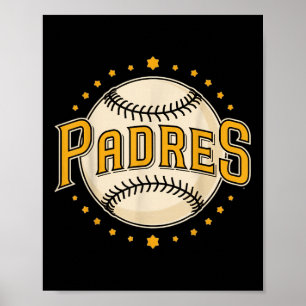 Póster Nombre de Padres 90s Amo a Padres Nombre Personali