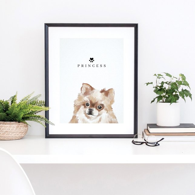 Póster Nombre de perro de Ilustracion coloquial de Pomera (Subido por el creador)