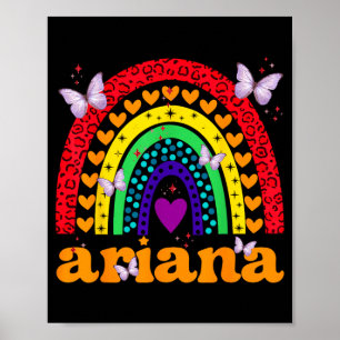 Póster Nombre de pila Nombre Personalizado Amor Nombre de