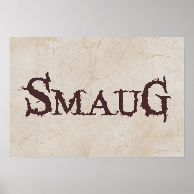 Póster Nombre de SMAUG™ (Frente)
