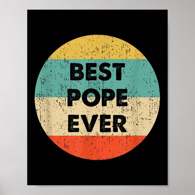 Póster Nombre del Papa  (Frente)