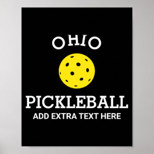 Póster Nombre del socio del club de Ohio Ckleball