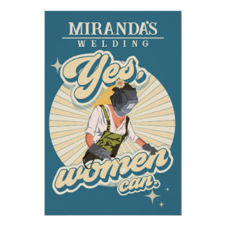 Póster Nombre del taller de personalizado soldadora de ci