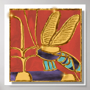 Póster Nombre del trono del rey Tut