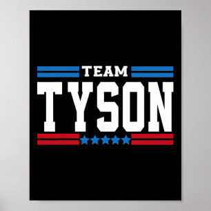 Póster Nombre del usuario Tyson Lifetime de Team