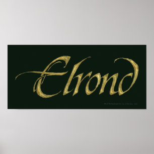 Póster Nombre ELROND™ Texturado