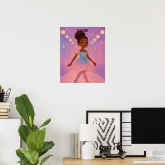 Póster Nombre personalizado chica