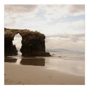 Póster Nombre personalizado de la naturaleza de la arena 