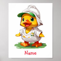 Nombre personalizado del pato del bebé