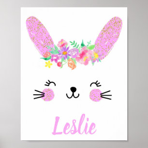 Póster Nombre personalizado del Poster de enfermería de c