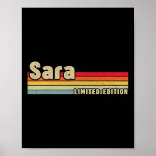 Póster Nombre regalo Sara Personalizado Cumpleaños Divert