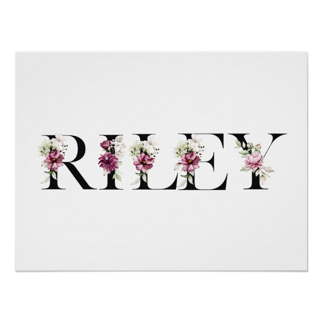 Póster Nombre Riley (Anverso)